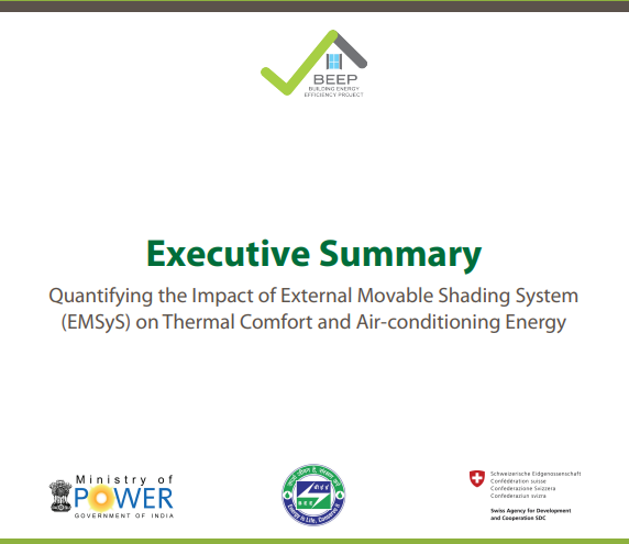 Quantifying the Impact of External Movable Shading System (EMSyS) on Thermal Comfort and Air-conditioning Energy